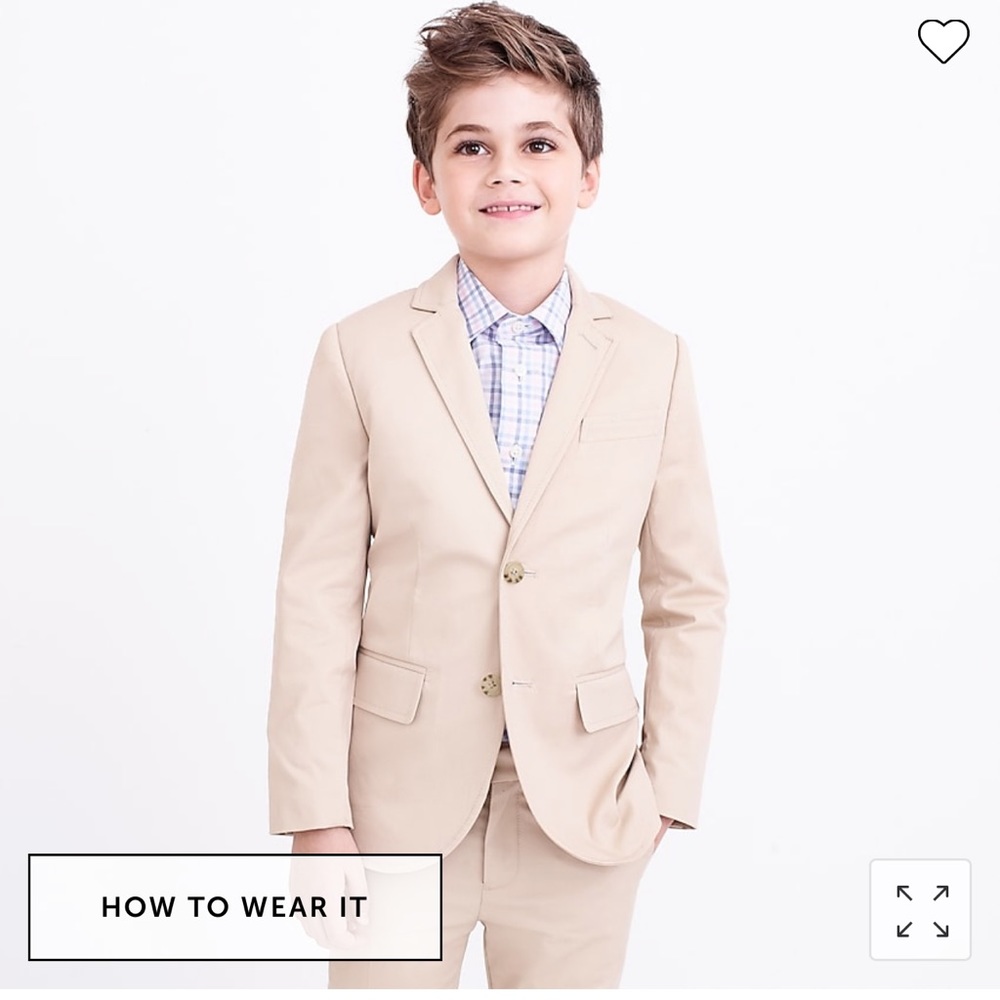 COPY - Jcrew Boys' Thompson suit in flex chino - Picture 2 of 7